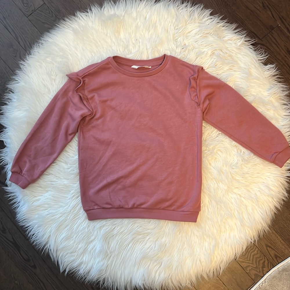 H&M Ruffle Sweater NWOT